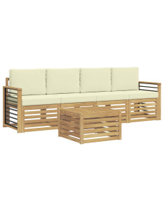 Set divani Legno di Acacia Massello 2