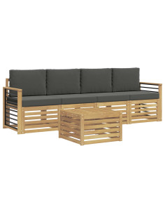 Set divani Legno di Acacia Massello 2