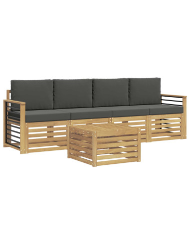 Set divani Legno di Acacia Massello