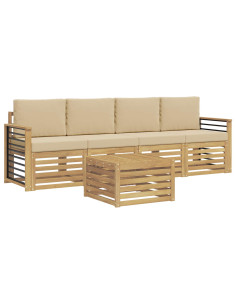 Set divani Legno di Acacia Massello 2