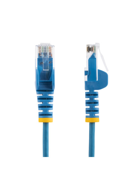 StarTech.com Cavo Ethernet CAT6 Blu da 7m Patch UTP con Plug RJ45 Antigroviglio e Rilievi di Trazione, Cavo Lan Slim in Rame Pur