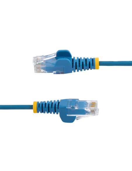 StarTech.com Cavo Ethernet CAT6 Blu da 7m Patch UTP con Plug RJ45 Antigroviglio e Rilievi di Trazione, Cavo Lan Slim in Rame Pur