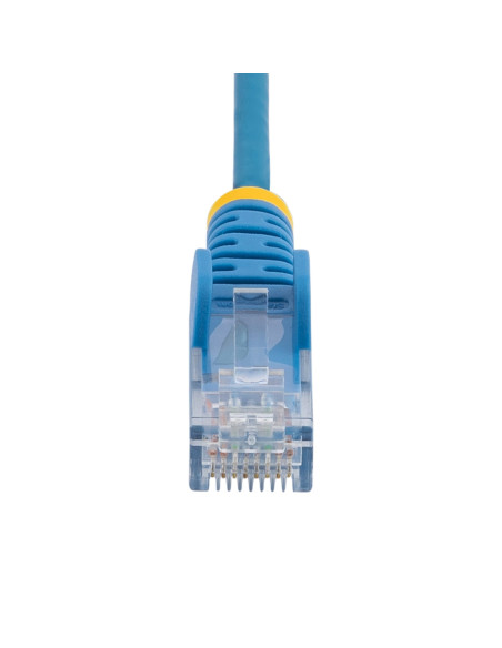 StarTech.com Cavo Ethernet CAT6 Blu da 7m Patch UTP con Plug RJ45 Antigroviglio e Rilievi di Trazione, Cavo Lan Slim in Rame Pur
