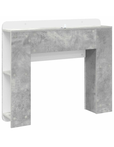 Testata del letto Grigio Cemento Legno ingegnerizzato