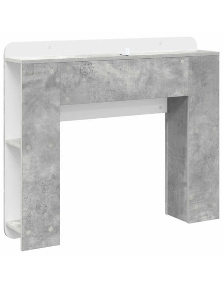 Testata del letto Grigio Cemento Legno ingegnerizzato