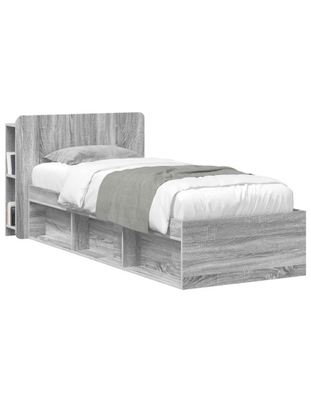 Testata del letto Grigio Sonoma Legno ingegnerizzato
