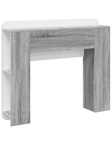 Testata del letto Grigio Sonoma Legno ingegnerizzato