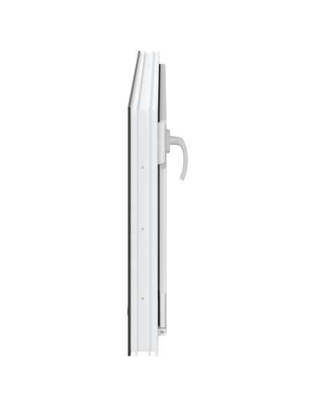 Finestra per Soffitta RISOR Antracite 100 x 50 cm PVC e Vetro