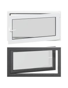 Finestra per Soffitta RISOR Antracite 110 x 50 cm PVC e Vetro 2