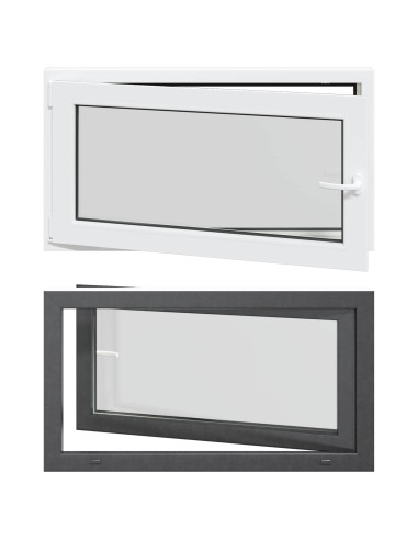 Finestra per Soffitta RISOR Antracite 110 x 50 cm PVC e Vetro