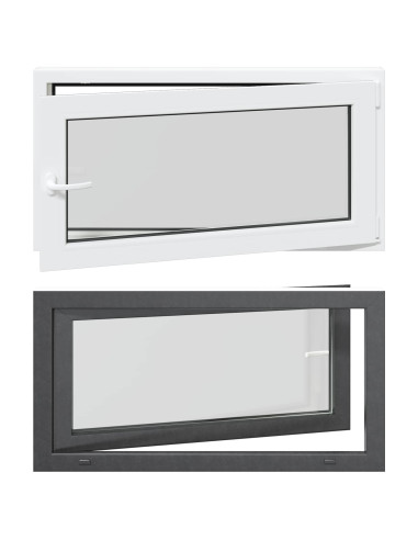 Finestra per Soffitta RISOR Antracite 110 x 60 cm PVC e Vetro
