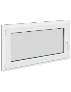 Finestra per Soffitta RISOR Antracite 110 x 60 cm PVC e Vetro 2