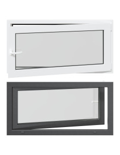 Finestra per Soffitta RISOR Antracite 120 x 60 cm PVC e Vetro 2