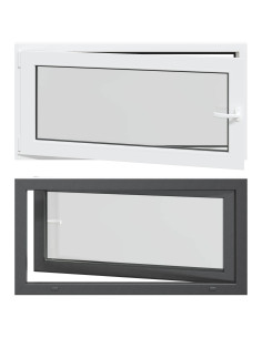 Finestra per Soffitta RISOR Antracite 120 x 60 cm PVC e Vetro 2