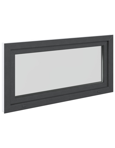 Finestra per Soffitta RISOR Antracite 120 x 60 cm PVC e Vetro