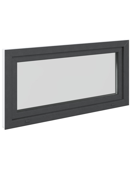 Finestra per Soffitta RISOR Antracite 120 x 60 cm PVC e Vetro