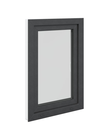 Finestra per Soffitta RISOR Antracite 60 x 80 cm PVC e Vetro