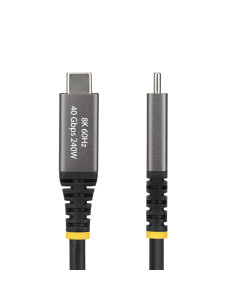 StarTech.com Cavo USB4 da 2m, 40 Gbps, Cavo USB-C Attivo, 240W PD, 8K 60Hz / 4K 240 Hz DP2.1 DP40, Rivestimento in TPE, Compatib 2
