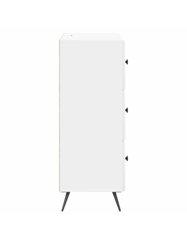 Mobile con Cassetti Bianco Lucido 66 x 34,5 x 90 cm