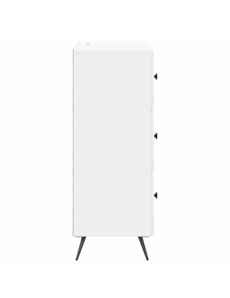 Mobile con Cassetti Bianco Lucido 66 x 34,5 x 90 cm