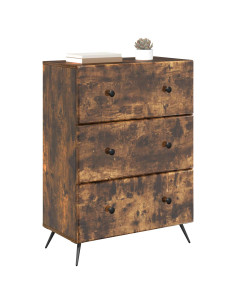 Mobile con Cassetti Rovere Fumo 66 x 34,5 x 90 cm 2