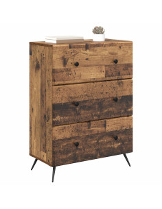 Mobile con Cassetti Legno antico 66 x 34,5 x 90 cm 2