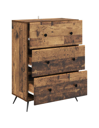 Mobile con Cassetti Legno antico 66 x 34,5 x 90 cm