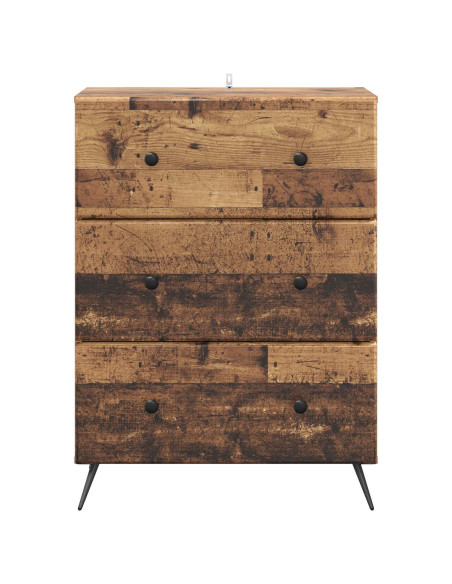 Mobile con Cassetti Legno antico 66 x 34,5 x 90 cm