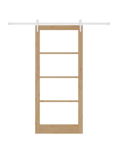 Porta scorrevole Naturale 93 x 211 cm