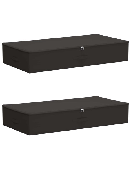 Scatola di Stoccaggio 2 pcs Antracite 100 x 50 x 18 cm