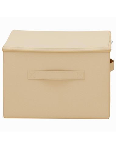 Scatola di Stoccaggio 6 pcs Crema 43 x 34 x 23 cm