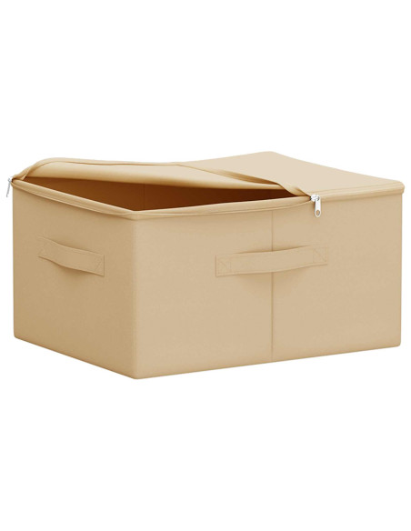 Scatola di Stoccaggio 24 pcs Crema 50 x 30 x 25 cm