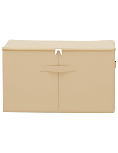 Scatola di Stoccaggio 24 pcs Crema 55 x 35 x 32 cm
