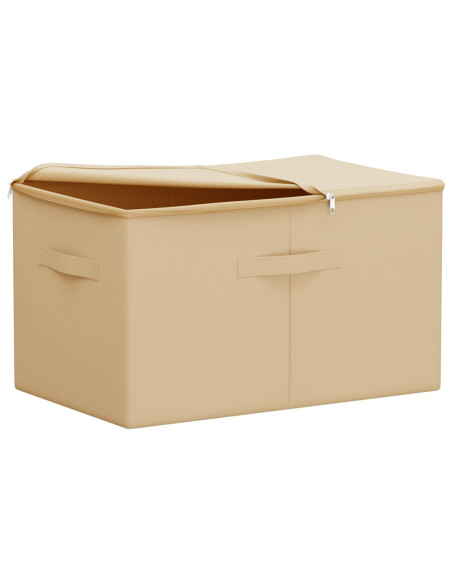 Scatola di Stoccaggio 6 pcs Crema 60 x 43 x 35 cm