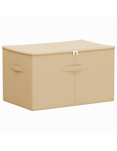 Scatola di Stoccaggio 24 pcs Crema 60 x 43 x 35 cm 2