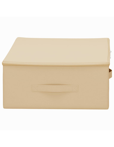 Scatola di Stoccaggio 24 pcs Crema 70 x 40 x 18 cm