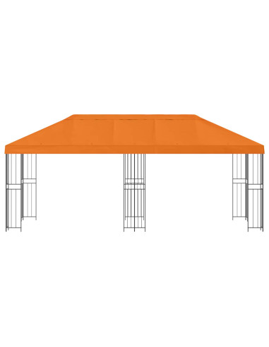 Gazebo con pareti laterali 6 x 3 m Arancione