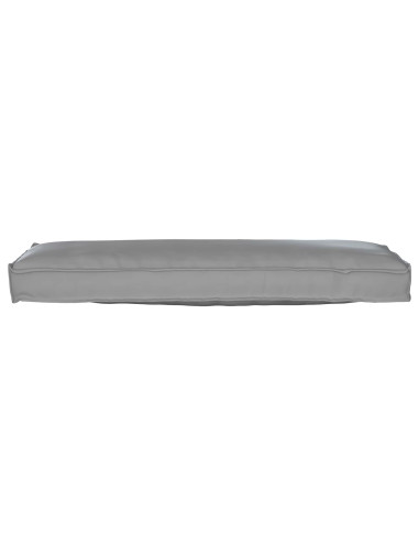 Set di Cuscini per Pallet 2 pcs Grigio 120 x 40 x 8 cm