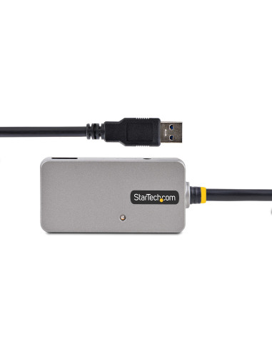 StarTech.com U01043-USB-EXTENDER hub di interfaccia USB 3.2 Gen 1 (3.1 Gen 1) Type-A 5000 Mbit/s Nero, Argento