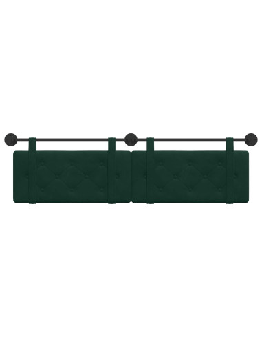 Testata appesa Verde Scuro 170 x 55 x 5 cm Velluto
