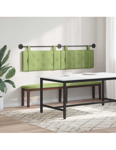Testata appesa Verde chiaro 170 x 55 x 5 cm Velluto