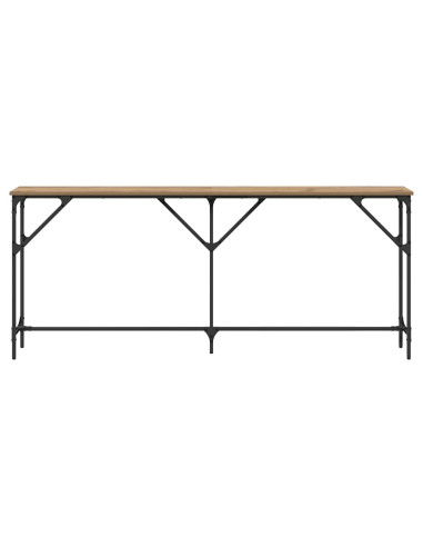 Tavolo consolle rovere artigianale 180 x 23 x 75 cm