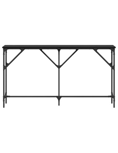 Tavolo consolle Rovere nero 140 x 23 x 75 cm
