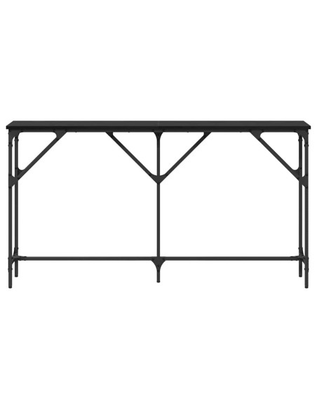 Tavolo consolle Rovere nero 140 x 23 x 75 cm
