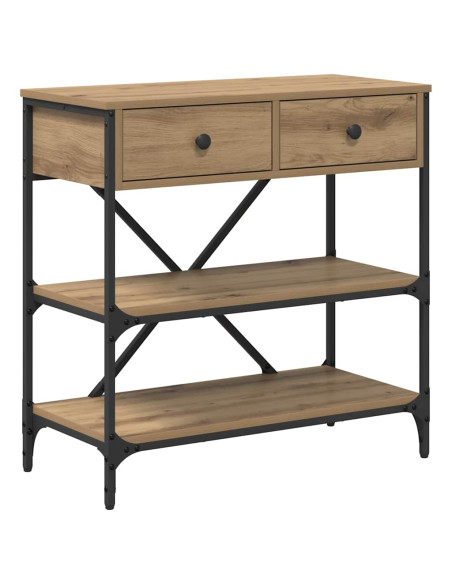 Tavolo consolle con cassetto Marrone 100 x 34,5 x 75 cm legno