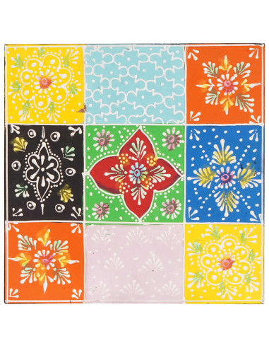 Tavolo quadrato 3 pcs Multicolore