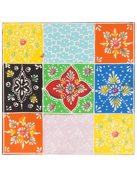 Tavolo quadrato 3 pcs Multicolore
