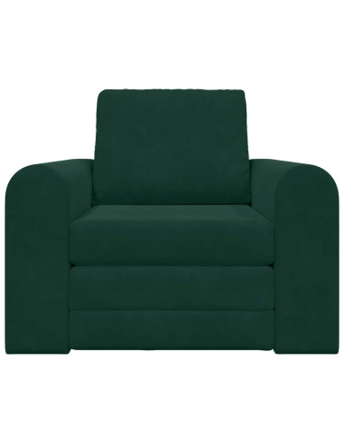 Divano letto Verde Scuro 98 x 71 x 83 cm Velluto