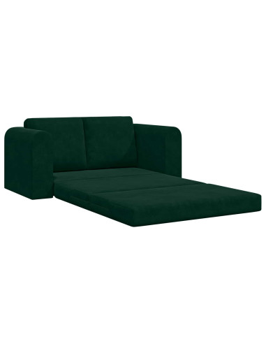 Divano letto 60cm Verde Scuro Velluto