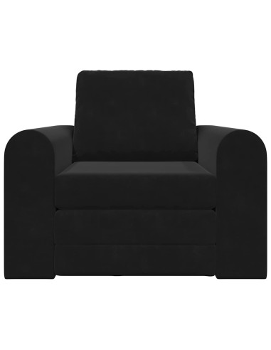 Divano letto Nero 98 x 71 x 83 cm Velluto